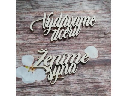 Vydávame dcéru / Ženíme syna