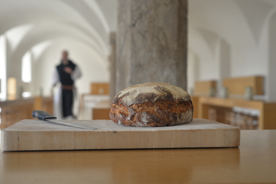 Brot mit Nový-Dvůr-Senf