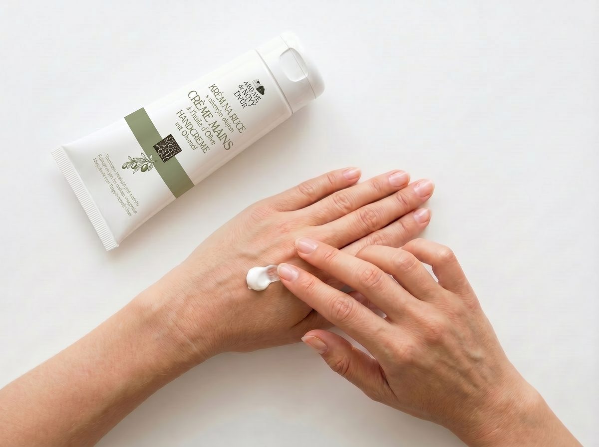 Handcreme mit Oliven