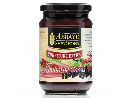confiture rhubarbe cassis