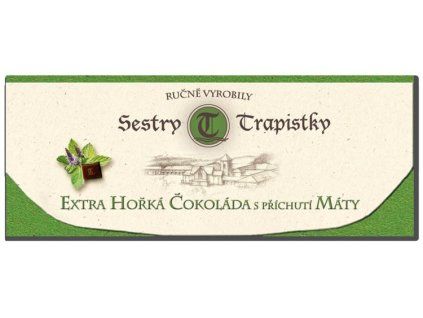 Extra Hořká čokoláda s příchutí máty 100 g