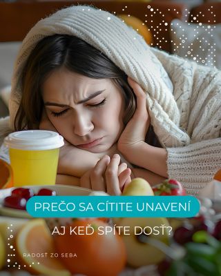 Únava nie je vždy spôsobená nedostatkom spánku. Často za ňou stojí: 🔸 nesprávne nastavená výživa 🔸 výkyvy cukru v krvi 🔸...