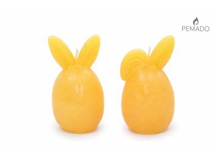 vajíčko s ušima tmavě žlutá