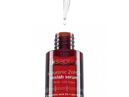 Aktivní sérum ke snížení akné a mastné pleti - Ekseption - HYALURONIC ZnPCA - MixLab sérum - 75ml