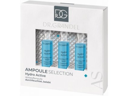 Osvěžující hydratační ampule - ampule Hydro Active 3 x 3 ml