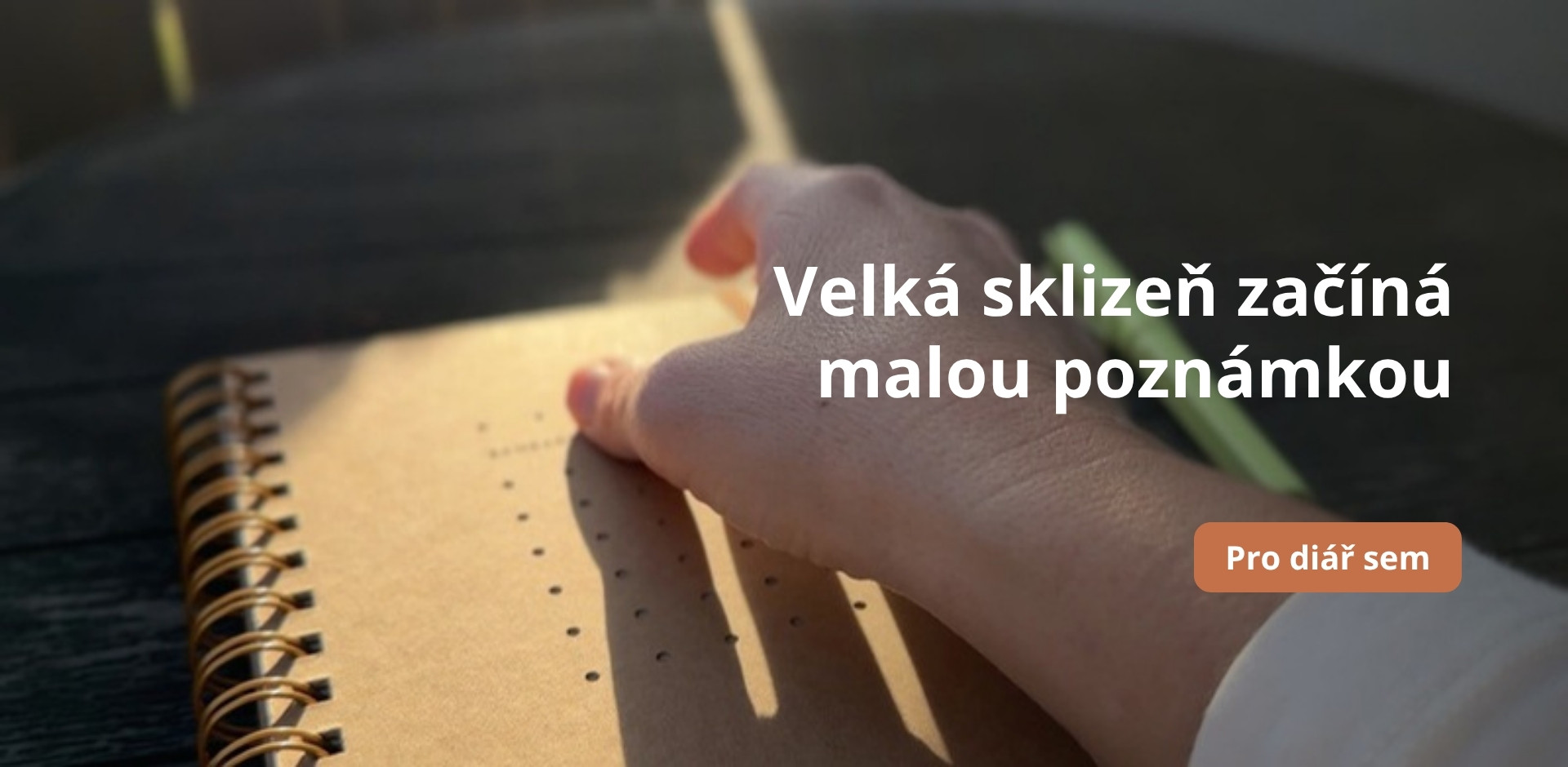 Velká sklizeň začíná malou poznámkou, zahradnický diář 2027