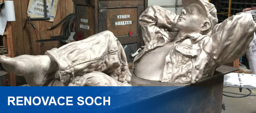 Renovace a čištění soch pískováním (Kompletní průvodce)