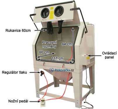 pískovací-box-990l-pracovní-prostor