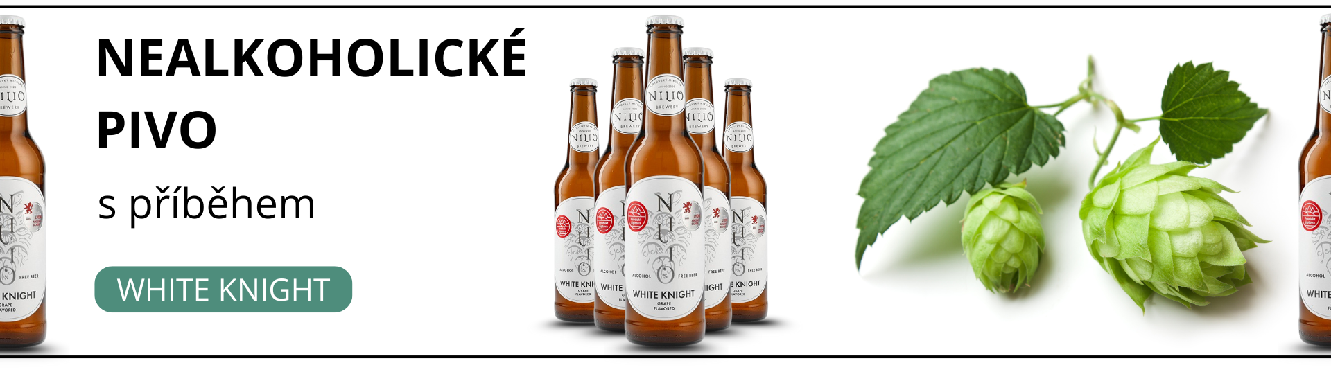 Nealkoholické pivo White Knight