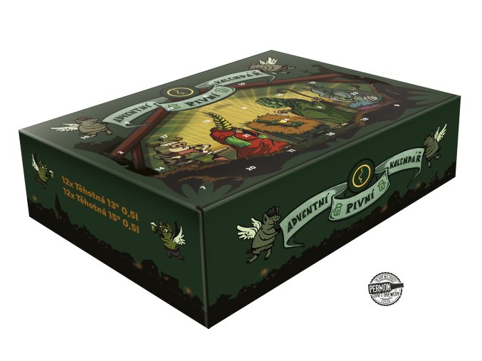 Permon TEHOTNA 3D Vizualizace ADVENTNÍ KRABICE 01A