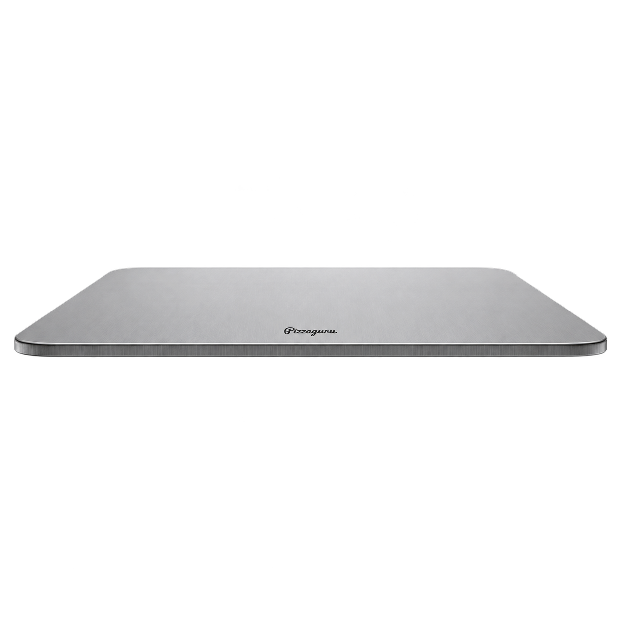 Ocelový plát Pizzaguru Pizza Steel – detail tloušťky a hran