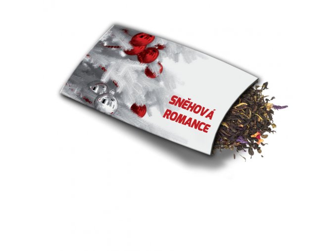 Pohled s dárkem Sněhová romance