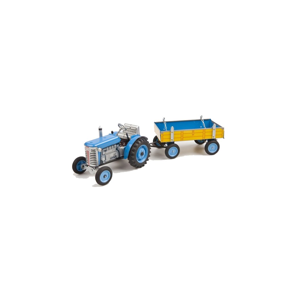 4017 traktor zetor s valnikem modry