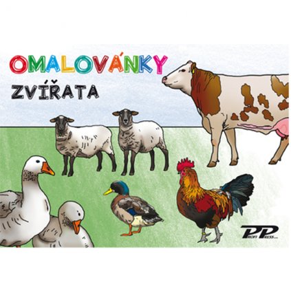 39249 omalovanky zvirata