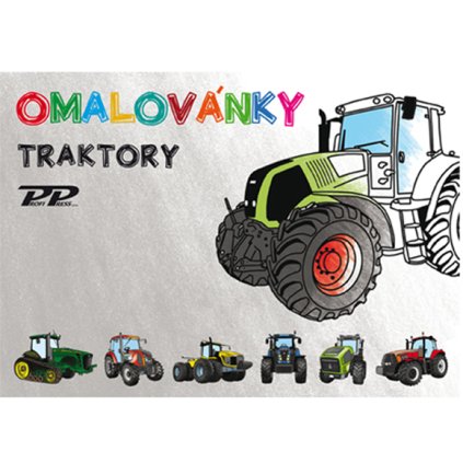39252 omalovanky traktory
