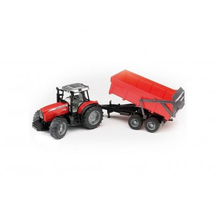 69 cerveny traktor bruder massey ferguson 2045