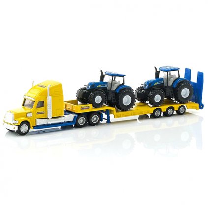 Tahač New Holland se dvěma traktory, 1:87