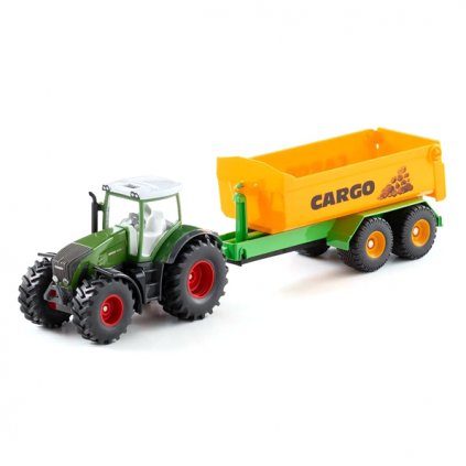 traktor Fendt s vyklápěcím přívěsem - zlevněné