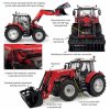 universal hobbies 132 scale massey ferguson 5s135 with front loader fl4121 tractor diecast replica uh6603 (5)