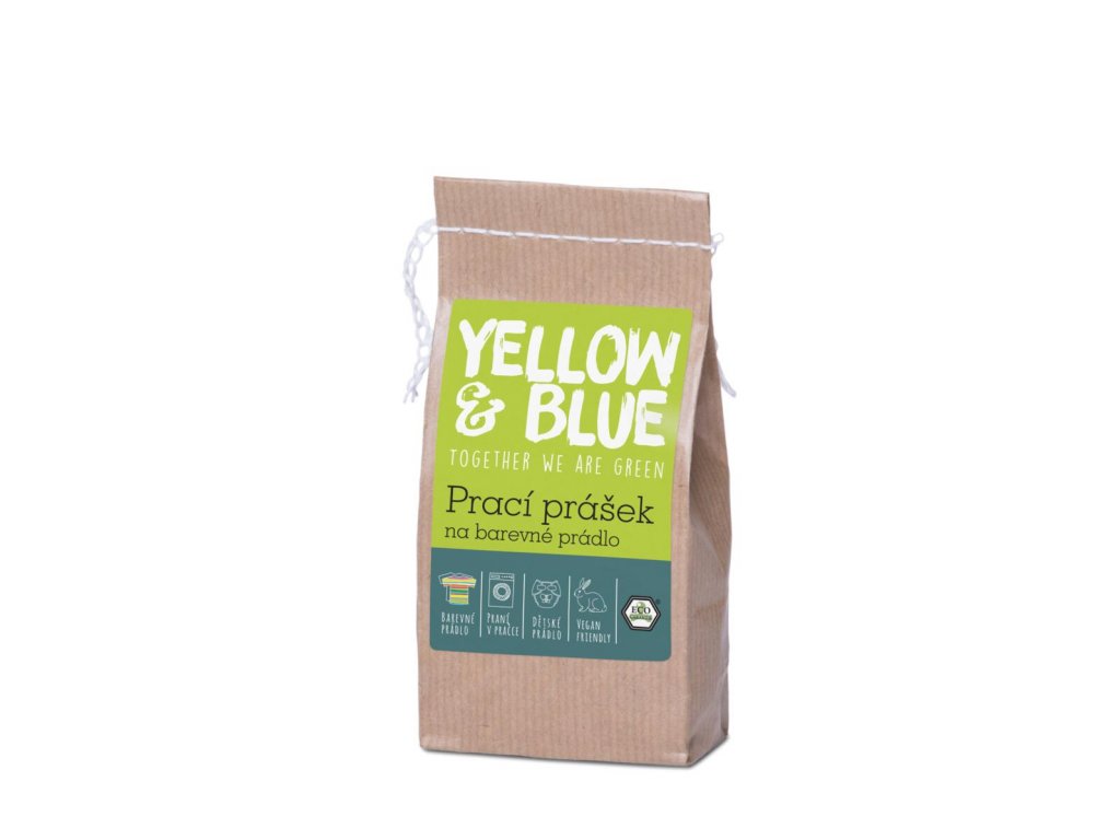 Tierra Verde – Prací prášek na barevné prádlo (Yellow & Blue), 250 g