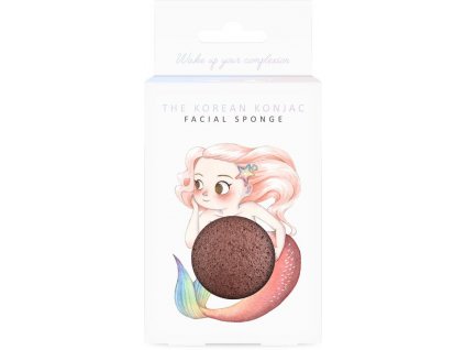 MB24M Mythical Mermaid French Red Clay Konjac Face Sponge And Hook 1 400x