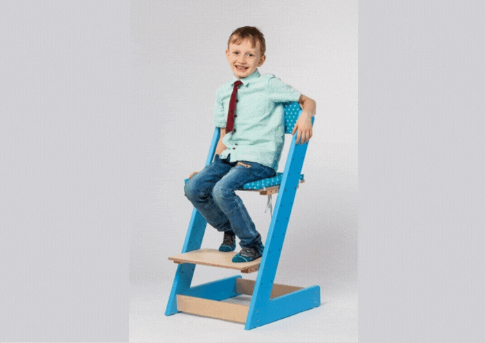 rostoucí židle barevný mix