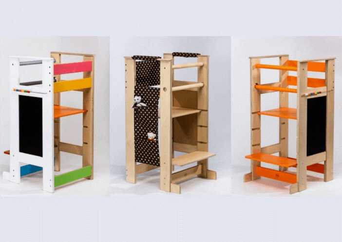 rostoucí židle mahagon