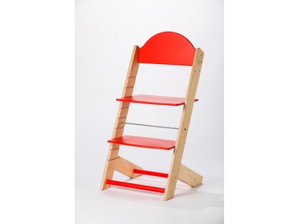rostoucí židle červená
