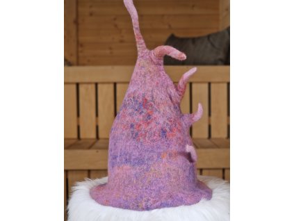 Čepice do sauny - Růžový drak