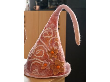 Čepice do sauny – Růžová