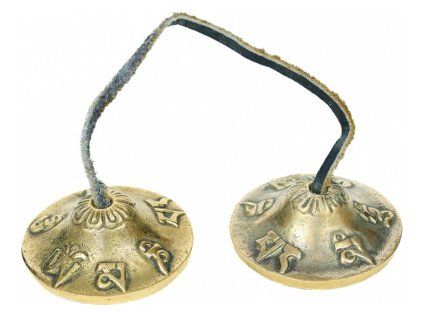 tibetske cinelky zdobene