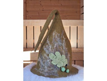 Saunový klobouk - Zelená