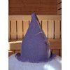 Saunový klobouk - Fialová s včeličkou 🐝