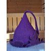 Saunový klobouk - Fialová