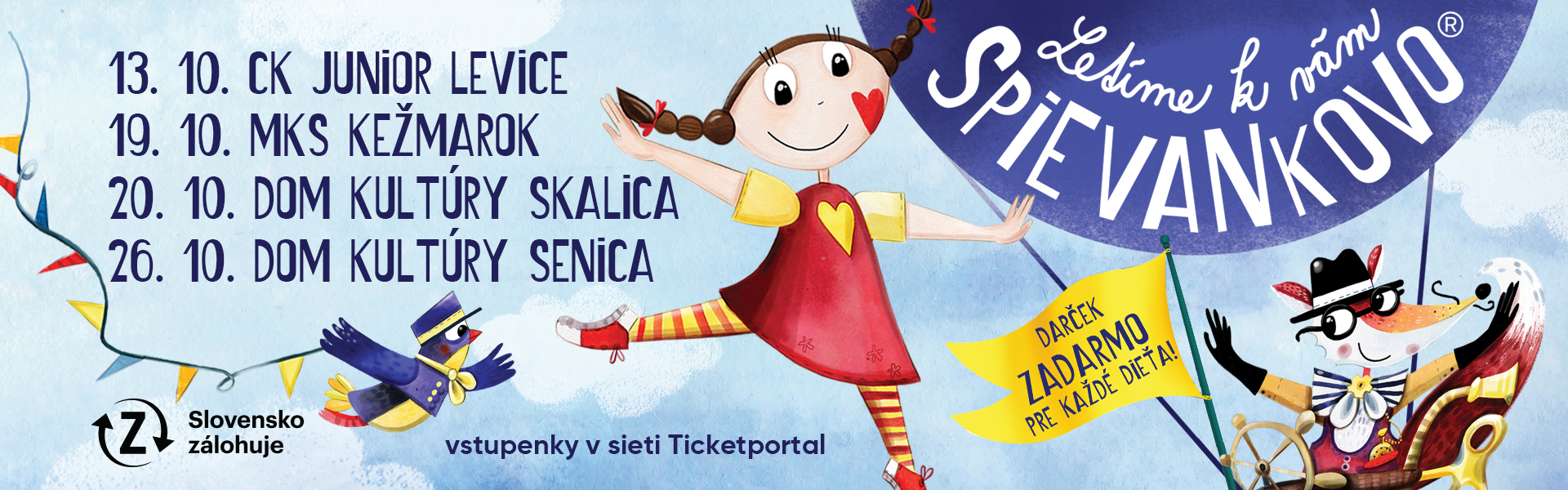 Prídite za nami na koncerty Letíme k vám!