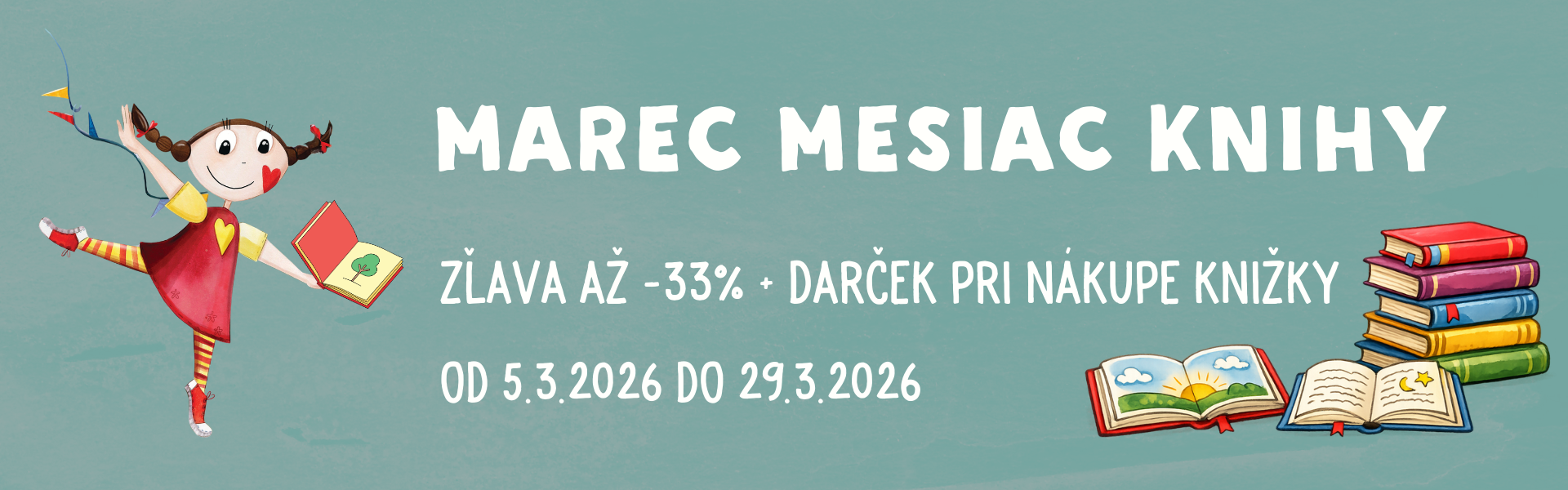 Marec - mesiac knihy