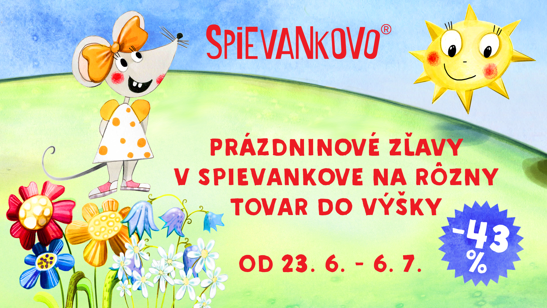 Prázdninové zľavy v Spievankove!