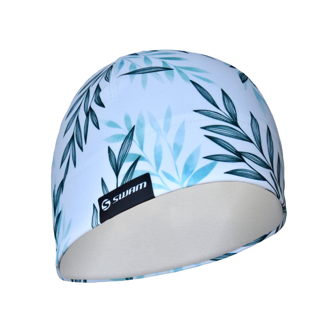 damska sportovni funkcni cepice swam bamboo bila listecky