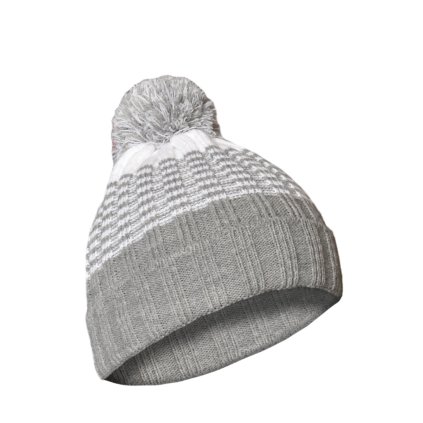 zimni cepice s bambuli swam retro beanie seda
