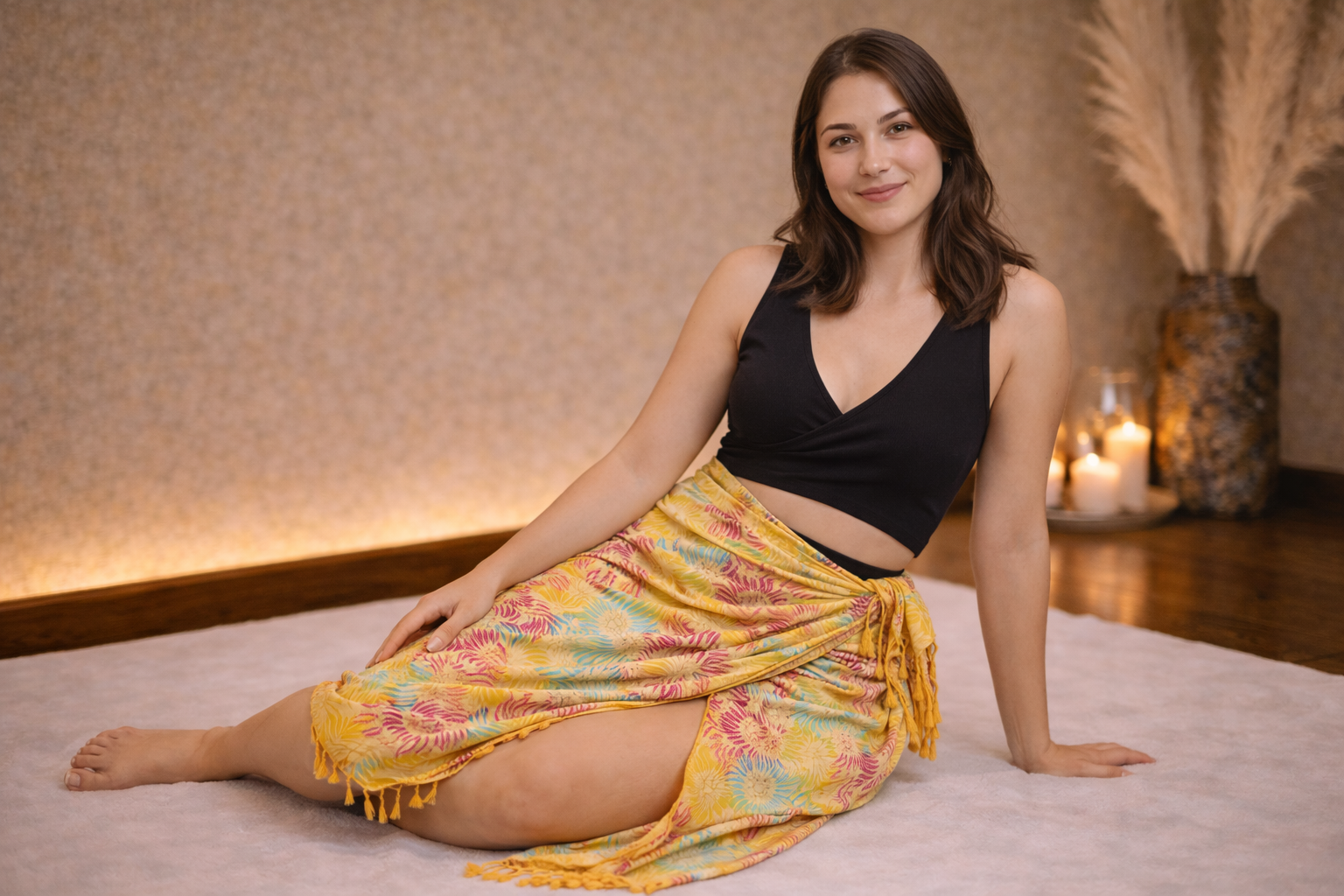 sarong sunset blossom