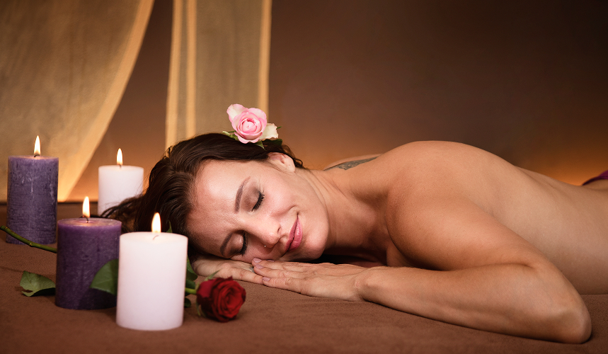 relaxační rituál s olejem