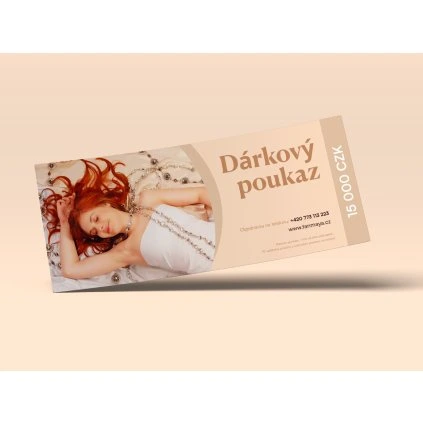 Value voucher 15,000 CZK