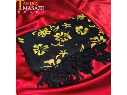 Tantra sarong Bali Nature (black)