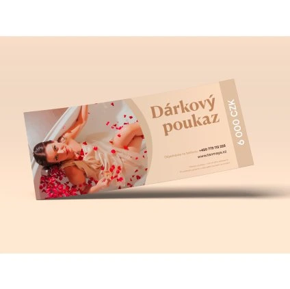 Value voucher 6,000 CZK