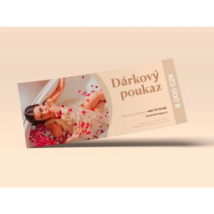 Value voucher 8,000 CZK