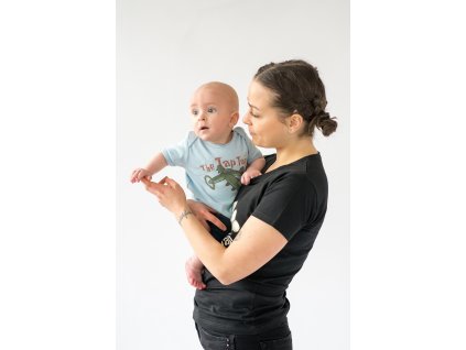 Dětské triko mimi Letadélko modré