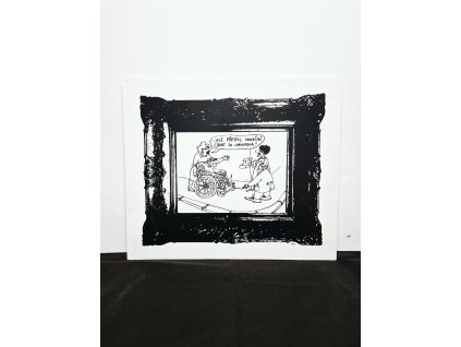 Obraz - Přestal čůrat do umyvadla II