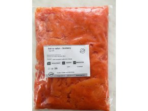 Barf Salmo salar - škrábaný 1kg