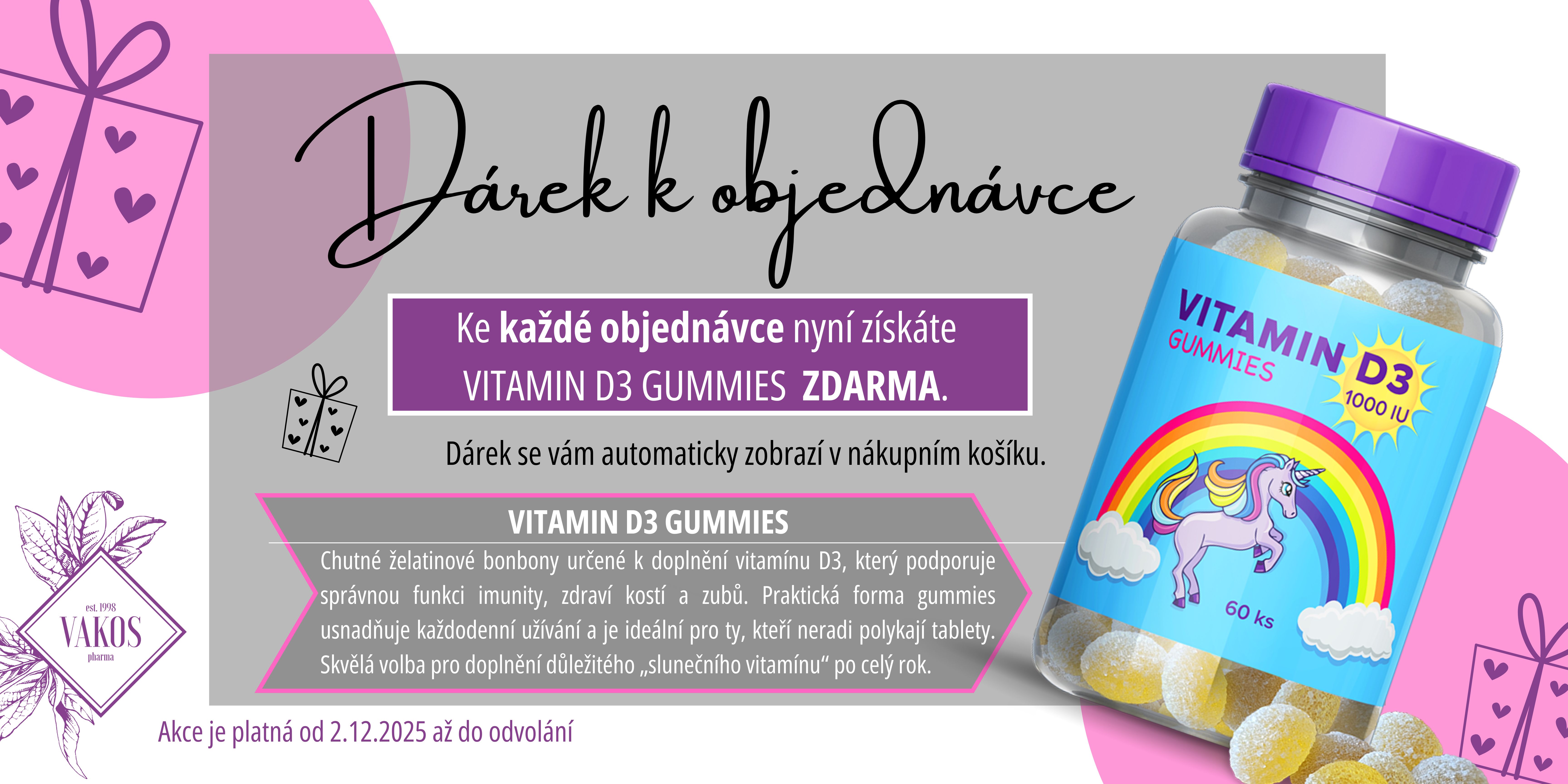 dárek k nákupu