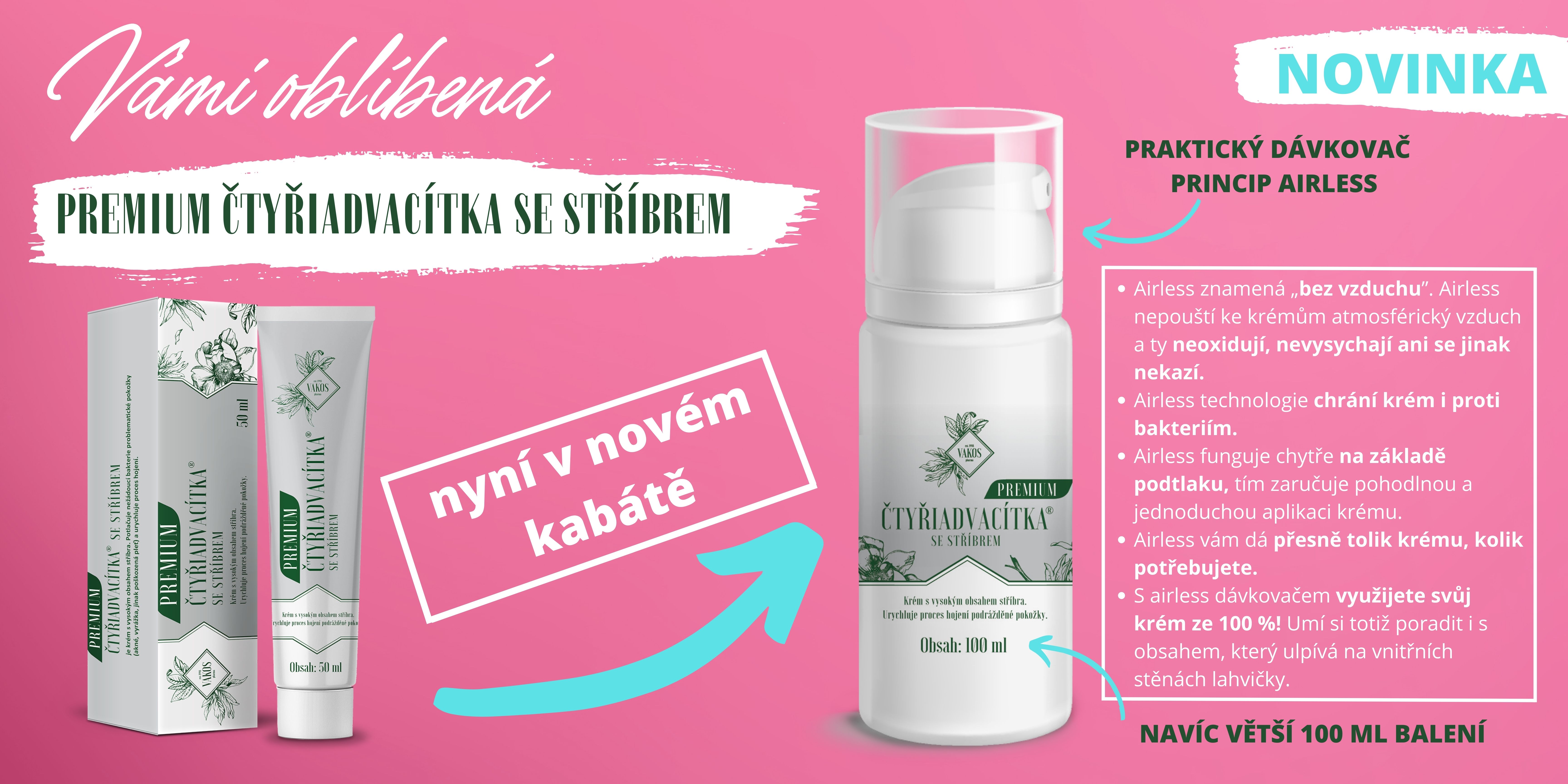 premium 24 se stříbrem 100 ml